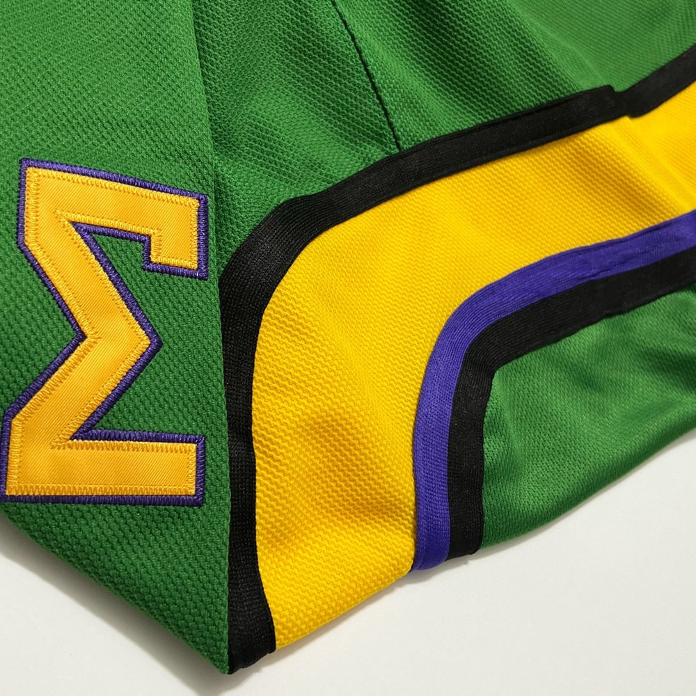 Authentic Charlie Conway Mighty Ducks Hockey Jersey XL Embroidered Fight Strap - Picture 6 of 10